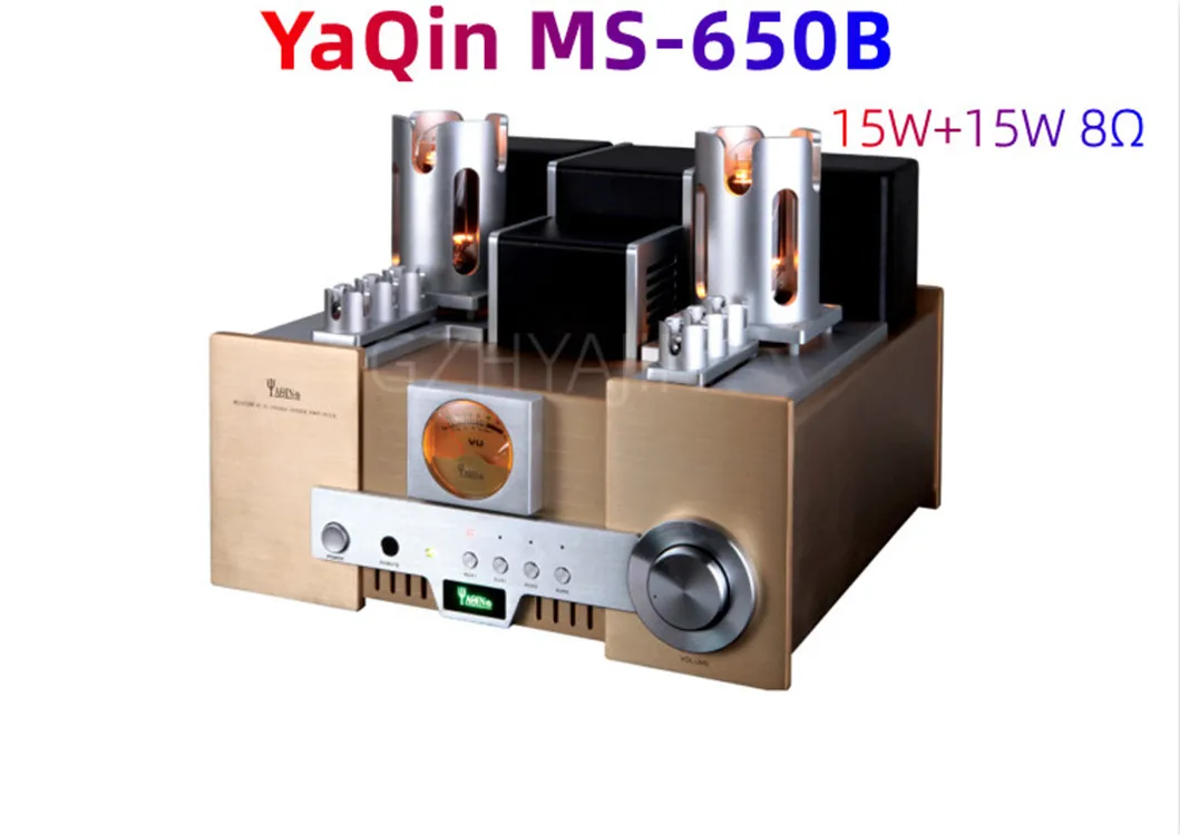 

Новый Яркий ламповый усилитель YAQIN, класс A, Hi-Fi, высокоточный усилитель мощности, большая емкость 15 Вт + 15 Вт