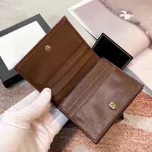  New Arrival Vintage Card Holder Men Genuine Leather Credit Card Holder Small Wallet Money Bag ID Card Case Mini Purse For Lady 