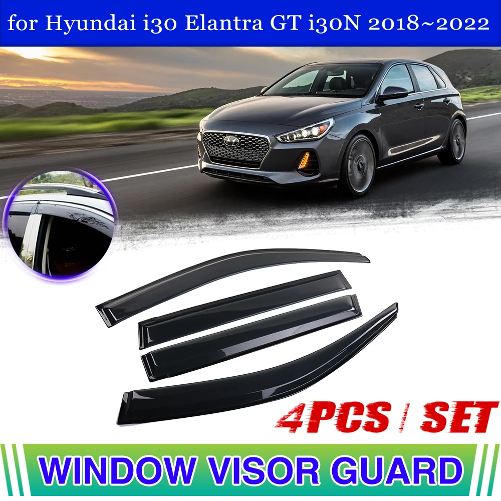 Window Door Visor for Hyundai i30 Elantra GT PD i30N 20182022 Vent