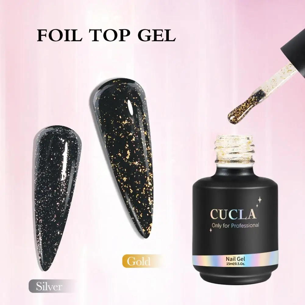 15ML CUCLA Extension Gel durevole innocuo Soak-off Gel Soak-off UV Foil Top Gel per donna