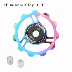 High-Performance Bicycle Derailleur Pulley Wheel with Ceramic Bearings (HA11T Colorful Metal)
