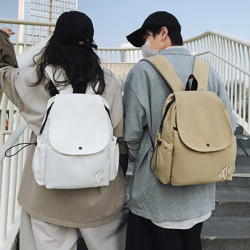 Unique Fashion Women's Double Shoulder Backpack New Simple Casual Outdoor Sports Travel Bag for College High School Students Men