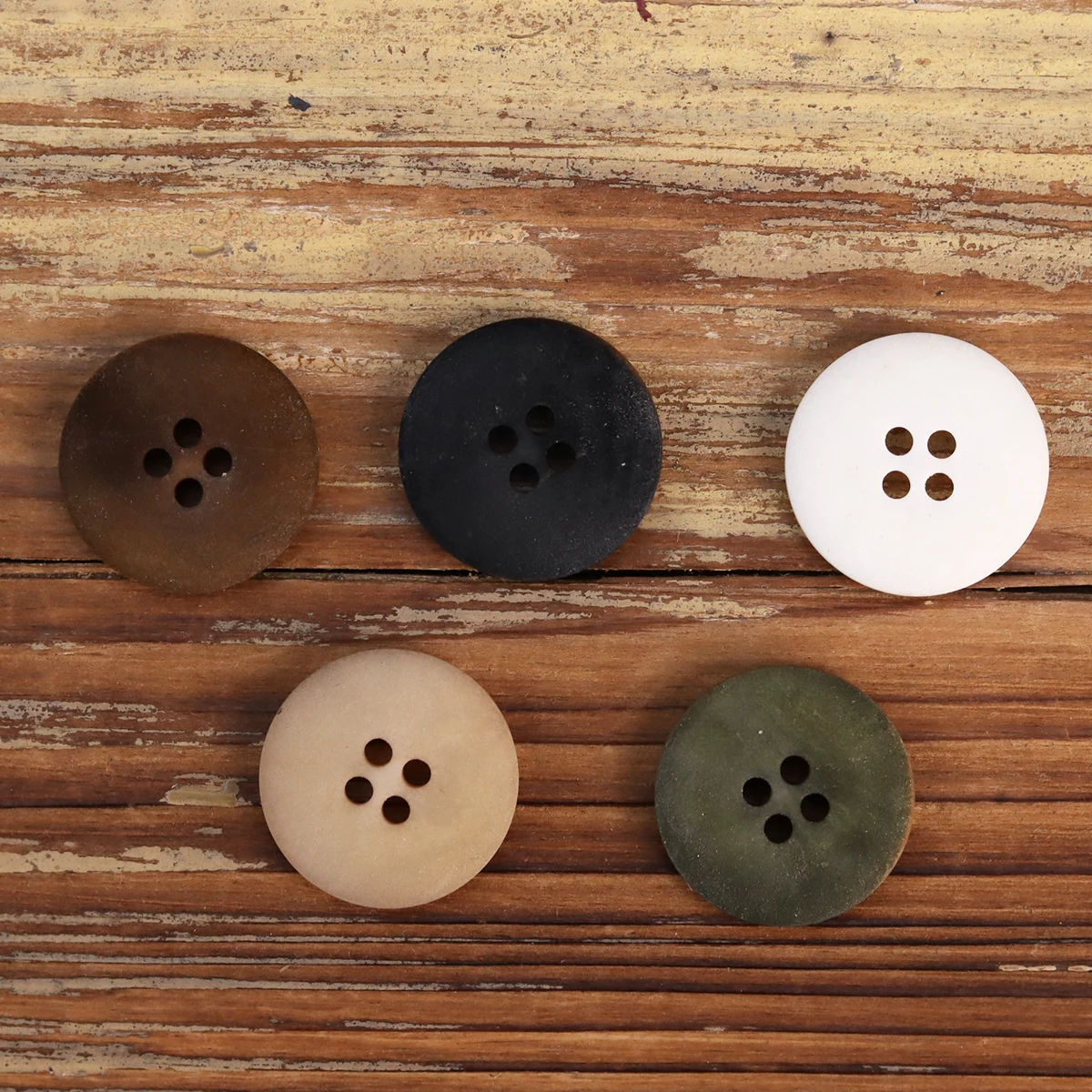 Retro Style New Corozo Fruit Buttons For Clothing Dress Shirt White Black Beige Green Sewing Accessories Coat Jacket Blazer 4