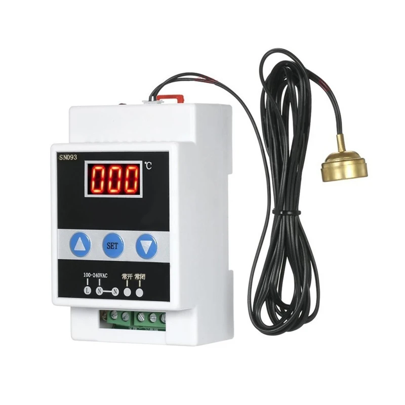 

90-250V Digital Temperature Controller with Sensing Line for Incubator Room