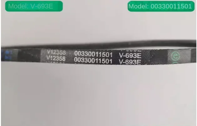 V-693E for Haier Washing Machine Original Triangle Belt 00330011501 V12448