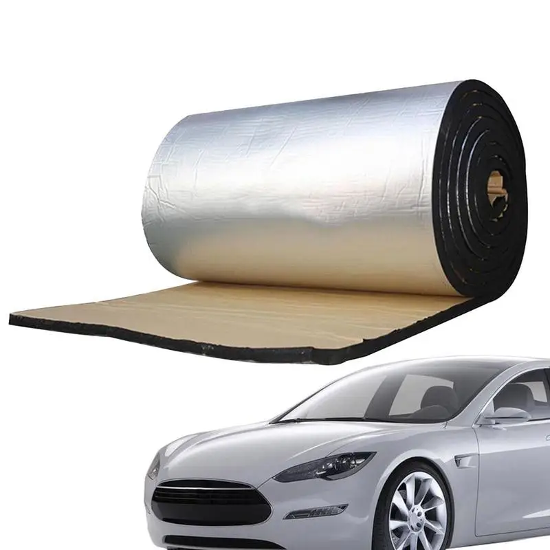 

Car Sound Deadener Mat Car Truck Soundproof Heat Insulation Cotton Foam Aluminum Fiber Shield Mat For Vehicles Doors Roof