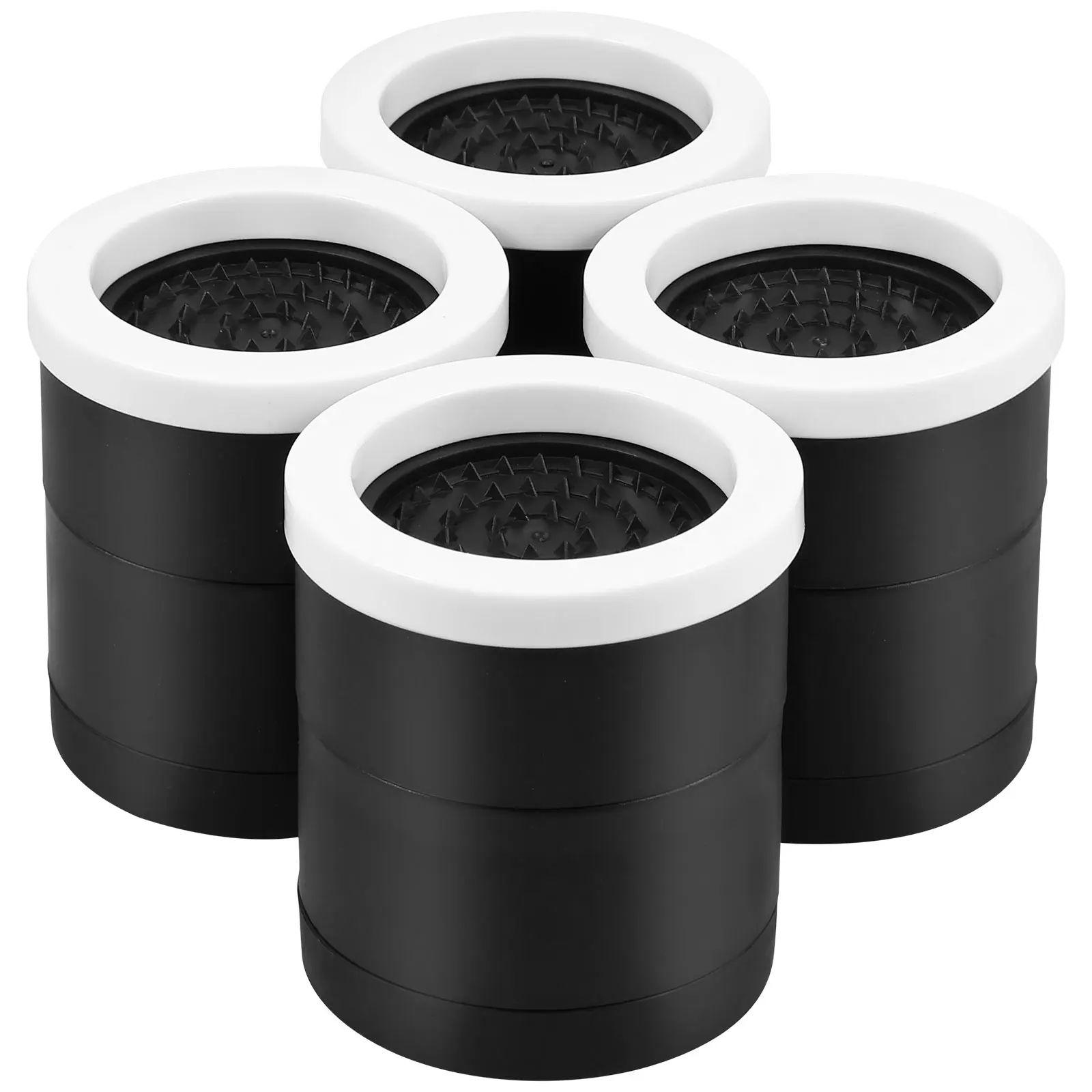 Heavy Duty Round Furniture Riser Suporte de Cadeira de Cama Cama Cadeira Antiderrapante Máquina de Lavar Roupa Mesa Sofá Fundo Elevador 1500lb Pcs