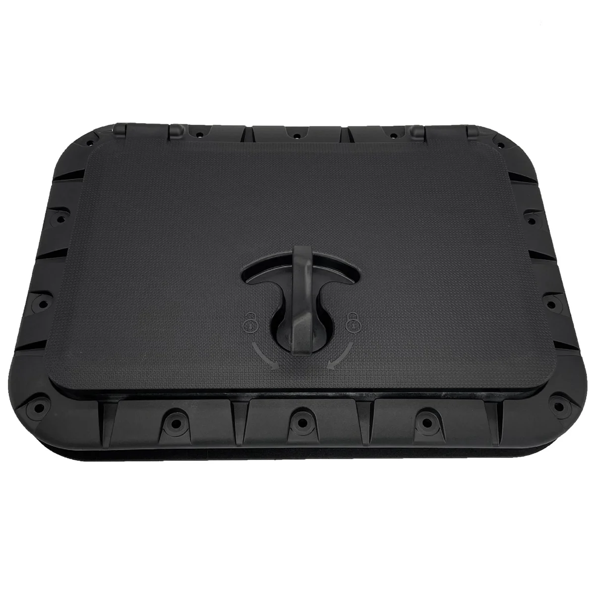 thumbnail image 2 of Marine Deck Plate Square Hatch With Pull Out Handle Access Hatch 2 of 14