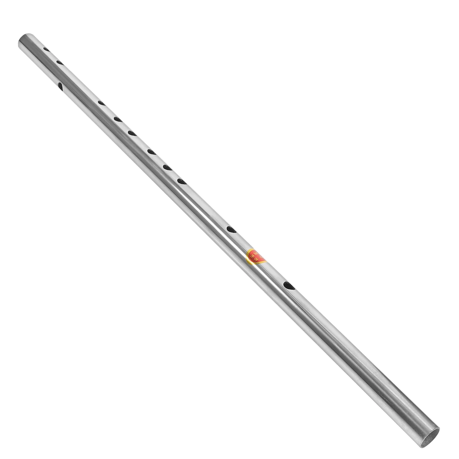 

High Quality Stainless Steel Long Flute Chinese Flute Introductory Lightweight Beginners Flute G F Key with Chinese knot