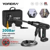 Yofidra 200Bar Brushless High Pressure Car Washer Water Gun 6 IN 1 Cleaning Garden Washing Wash Spray Gun for Makita 18V Battery 1