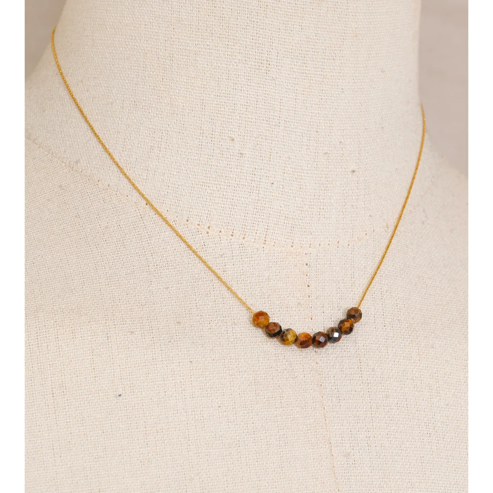 Yhpup Stone Necklace High Quality Fashion Collar Jewelry
