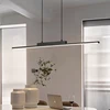 Pendant Lights Modern Simple Dining Room Lights For Kitchen Long Chandelier Living Room Pendant Lamp Home Decoration Lighting 4