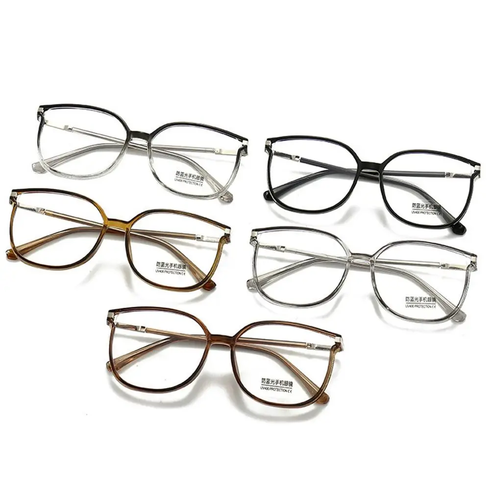 

Sparkling Blue Light Blocking Women's Reading Glasses Oversized Frame Metal Frame Presbyopia Eyeglasses Bling Diamonds