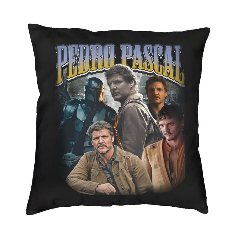 

Homage Pedro Pascal Cushion Cover Double Side Printing Floor Pillow Case for Living Room Custom Pillowcase Home Decoration