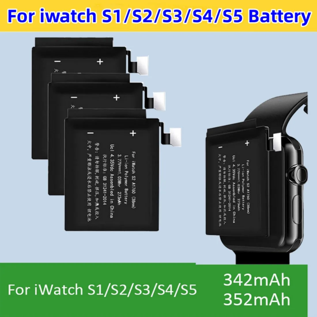 Batería Repuesto Para Apple Watch Series 40mm Incluye Kit De