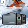 Howesy Aluminum Alloy 300W/110V Portable Power Station, 222Wh Spare Lithium Battery with Ac Power Socket/Qc 3.0/Dc, Suitable for Cpap Home Emergency Outdoor Camping Style Rv Travel. 6