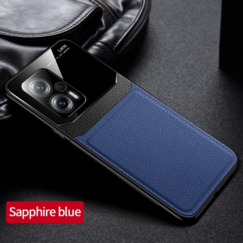 Luxury Leather And Plexiglass Phone Case For Xiaomi Poco X4 Gt_voghion.com