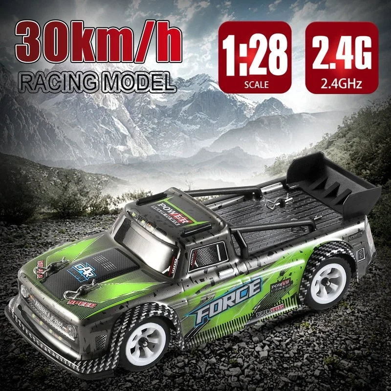 WLtoys 284131 K969 K989 RC 자동차, 1/28 2.4G 레이싱 트럭, 30 km/h 고속 4WD 드리프트 리모컨 차량, 어린이용 장난감
