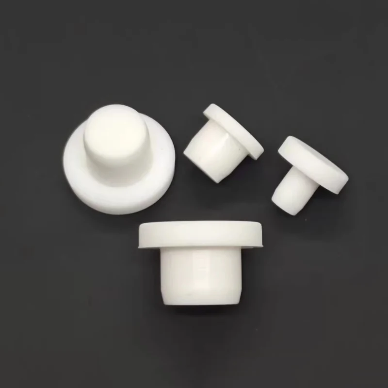 2mm-14mm White Silicone Rubber Hole Plugs Solid T Type High Temperature Seal Stopper Dustproof Plug 1/2/3/5/10/15/20 Pcs silicone rubber plugs rubber caps silicone rubber caps