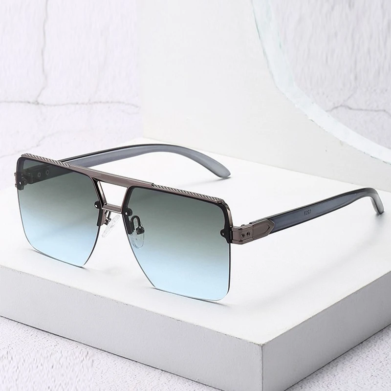 Square Men's Sunglasses Personality Versatile Fashion Car 1203