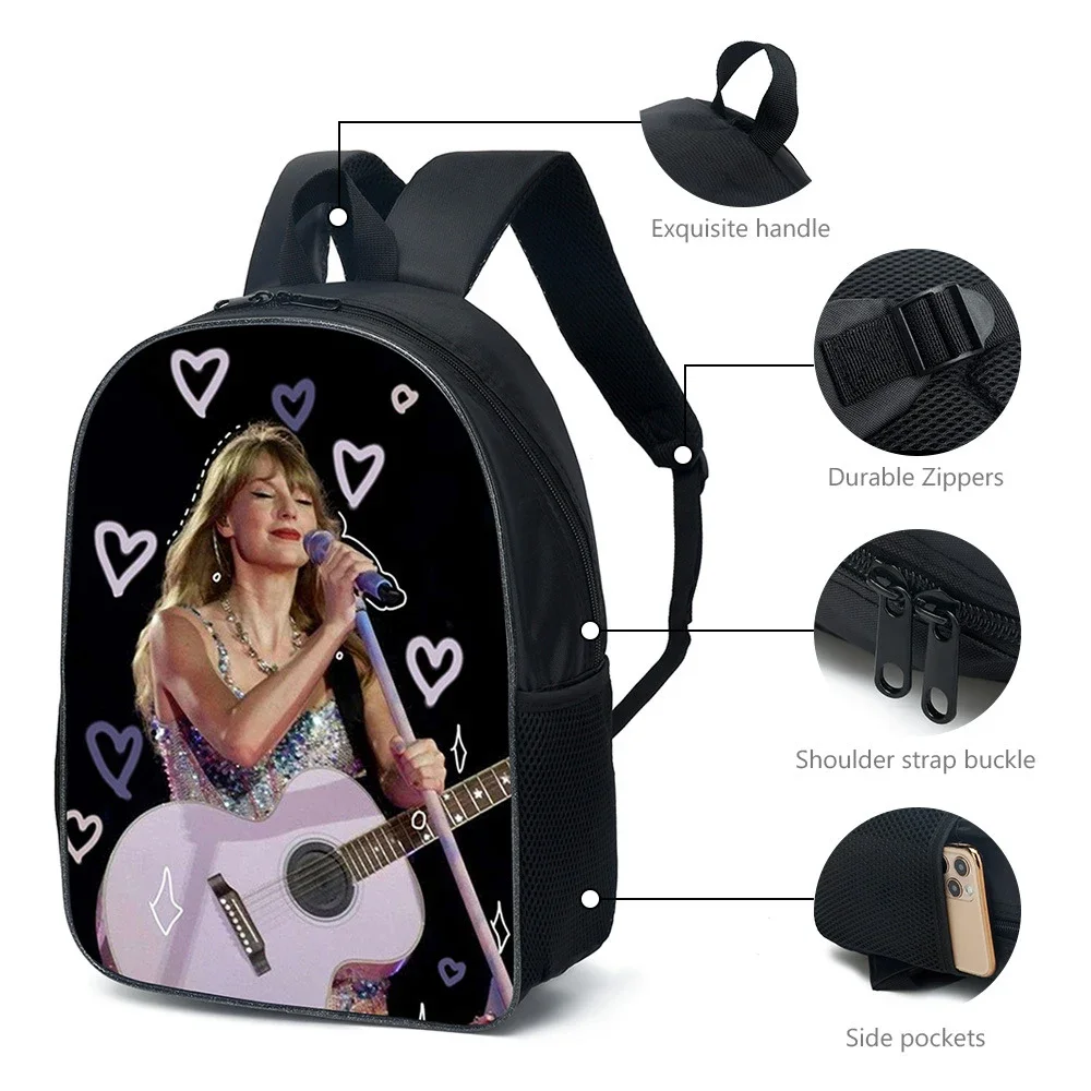 Child School Backpack with Shoulder Bags Pencil Bags School Bags for Swifts Boys Girls Best Gift T-taylors Travel Backpacks 3
