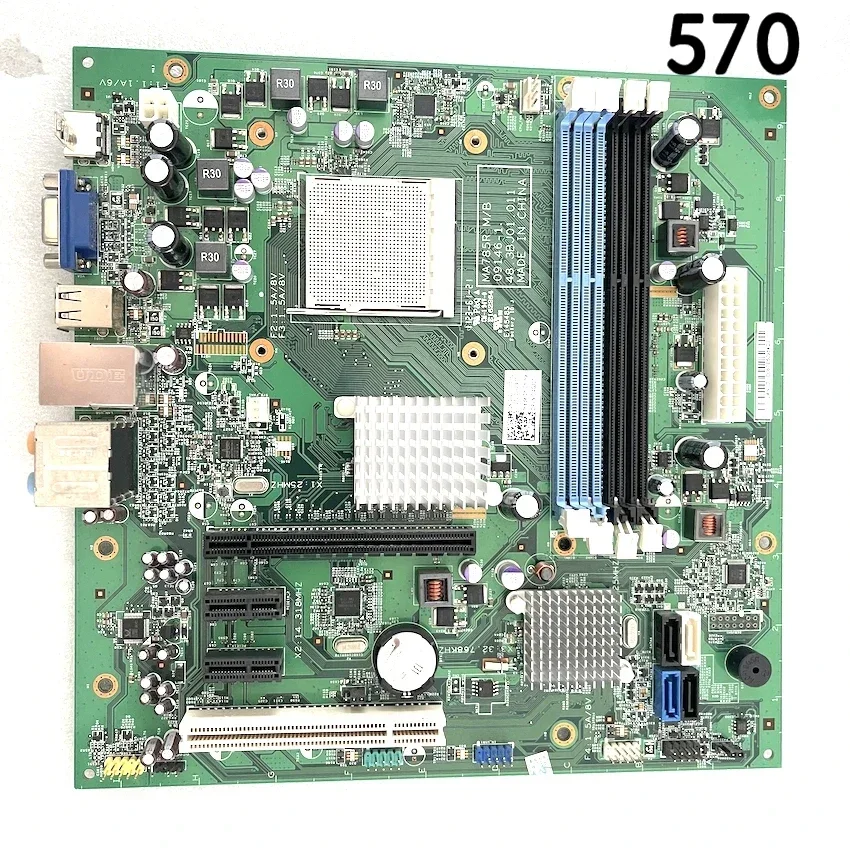 4GJJT For DELL Inspiron 570 Motherboard CN-04GJJT MA785R 09146-1 48.3BJ01.011 Mainboard 100%tested fully work 4 4GJJT For DELL Inspiron 570 Motherboard CN-04GJJT MA785R 09146-1 48.3BJ01.011 Mainboard 100%tested fully work - Image 2