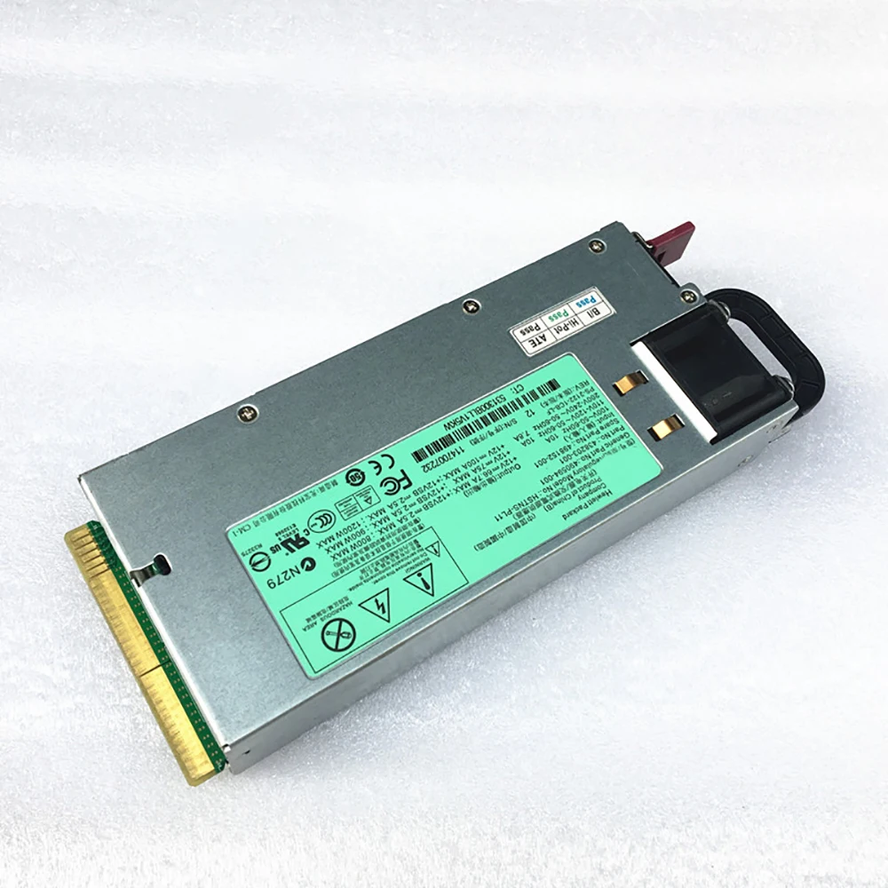 전원 공급 장치 DL580 G7 490594-001 438203-001 498152-001 1200w 전원 공급 장치 완전 테스트 완료 HSTNS-PL11