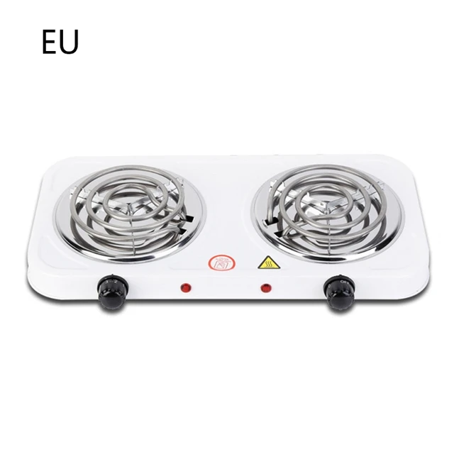 Coil Stainless Steel 2 Burner Electric Stove Cooking Hot Plate