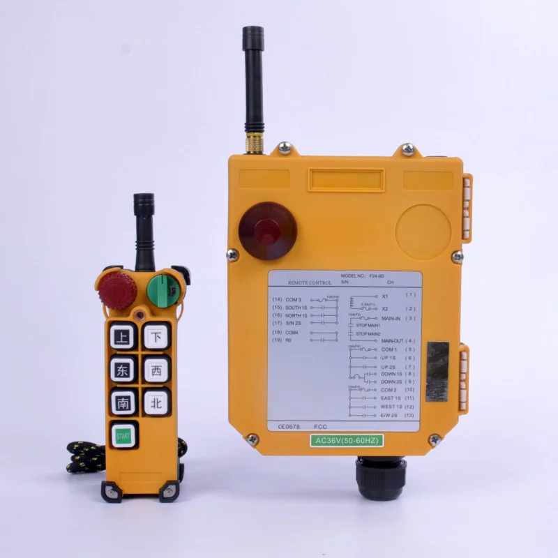 

Original Wireless Industrial Remote Control F24-6D Electric Hoist Crane 1 transmit + 1 receive