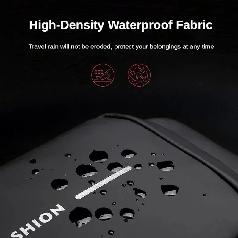 New Brand Designer Men Crossbody Bag PU Leather Classic Anti-Theft Shoulder Bag Chest Bag Multifunctional for Men Bags & Shoes