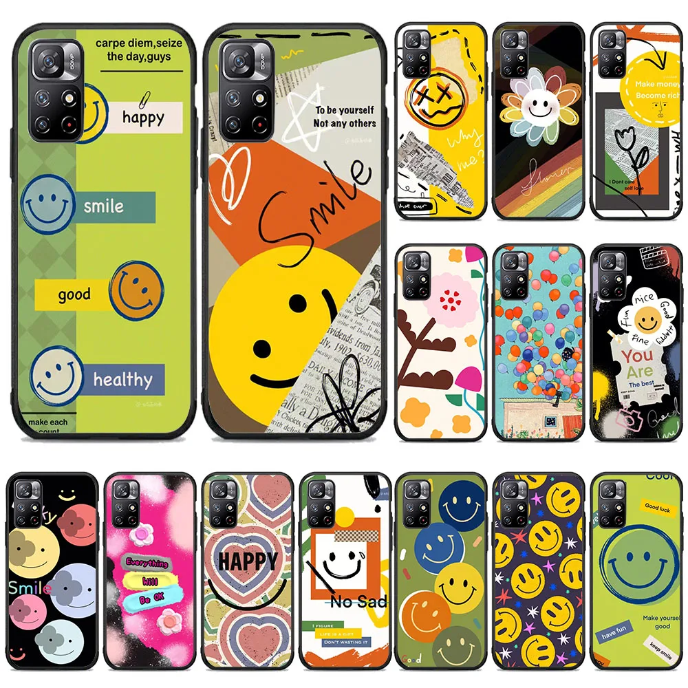 Bw-30 Keep Smile Custodia Morbida In Silicone Per Redmi Note 7 7A 8 8A 9 Power S2 9A 9T 9C 10A Pro Max