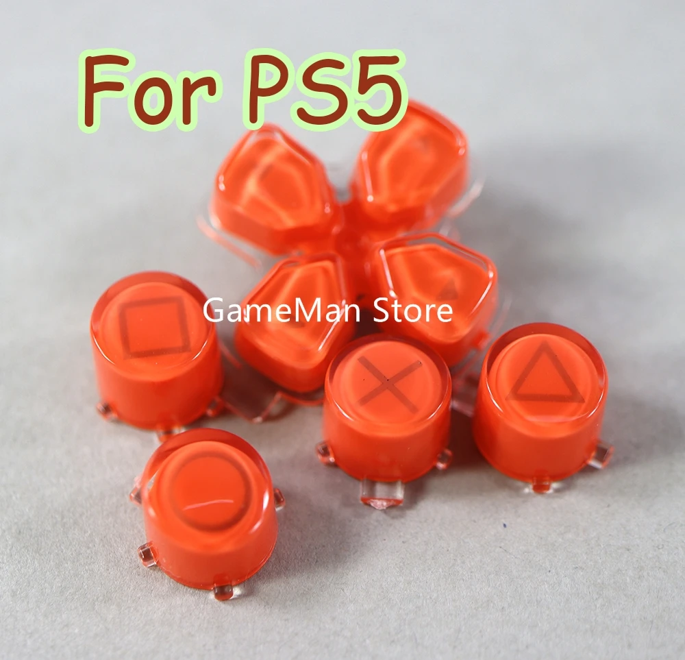 Pulsanti In Cristallo Di Plastica Abxy D Pad Kit Chiave Di Gocciolamento Per Controller Ps5 Playstation 5