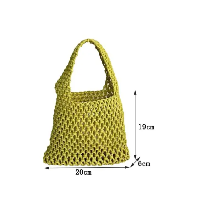 Tour Packages Bolsa De Maya Y Rafia Bolso De Mano Tejido Hecho A