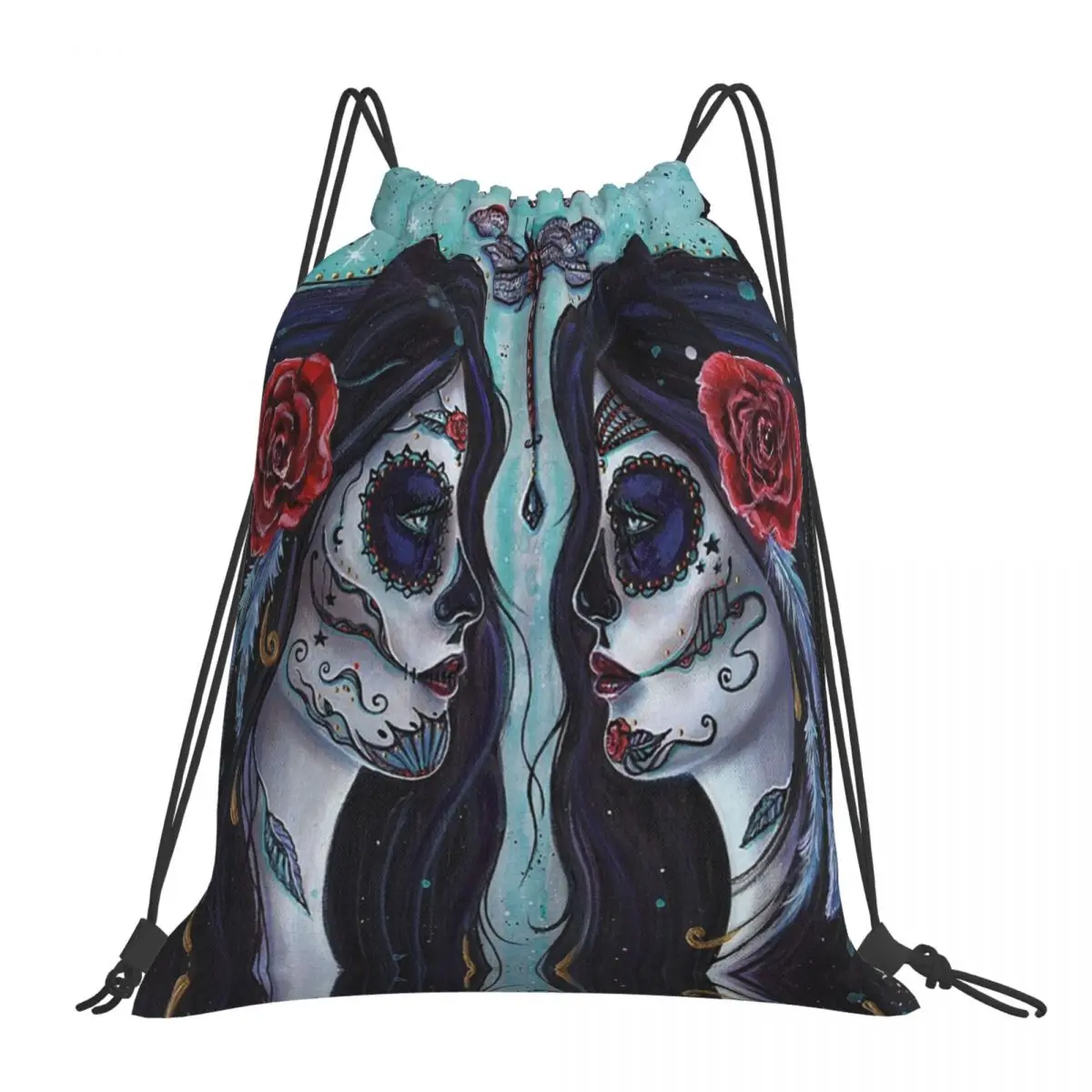 

Bound For Eternity Day Of The Dead By Renee L Lavoie Backpacks Drawstring Bags Drawstring Bundle Pocket Sundries Bag Book Bags