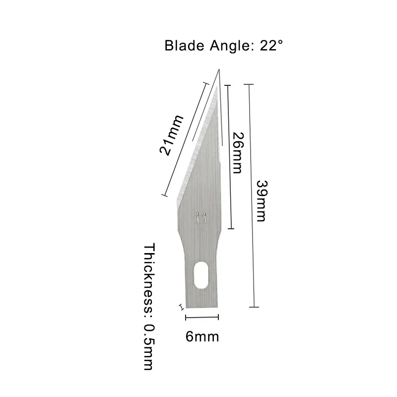 Engraving Knife Blades Metal Scalpel Knife 100/50/20Pcs Wood Carving Knife Blade Replacement Surgical Sculpture Cutting Tools