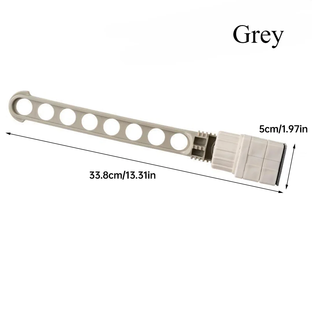 Drying Rack Balcony Clothes Drying Rack Wall Mounted Clothes Drying Rack Bathroom Drying Rack Indoor Space Saving 8 Holes 6