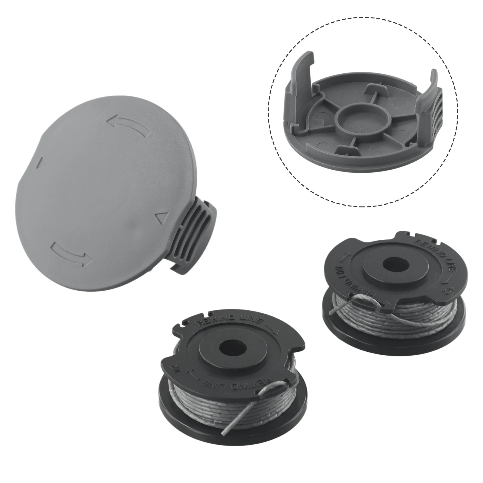 Fadenspule und Abdeckung für Bosch Easy Grass Cut 23 26 18 18 230 18 260 18 26 F016800569 F016800385 F016F05320 – Detail 4
