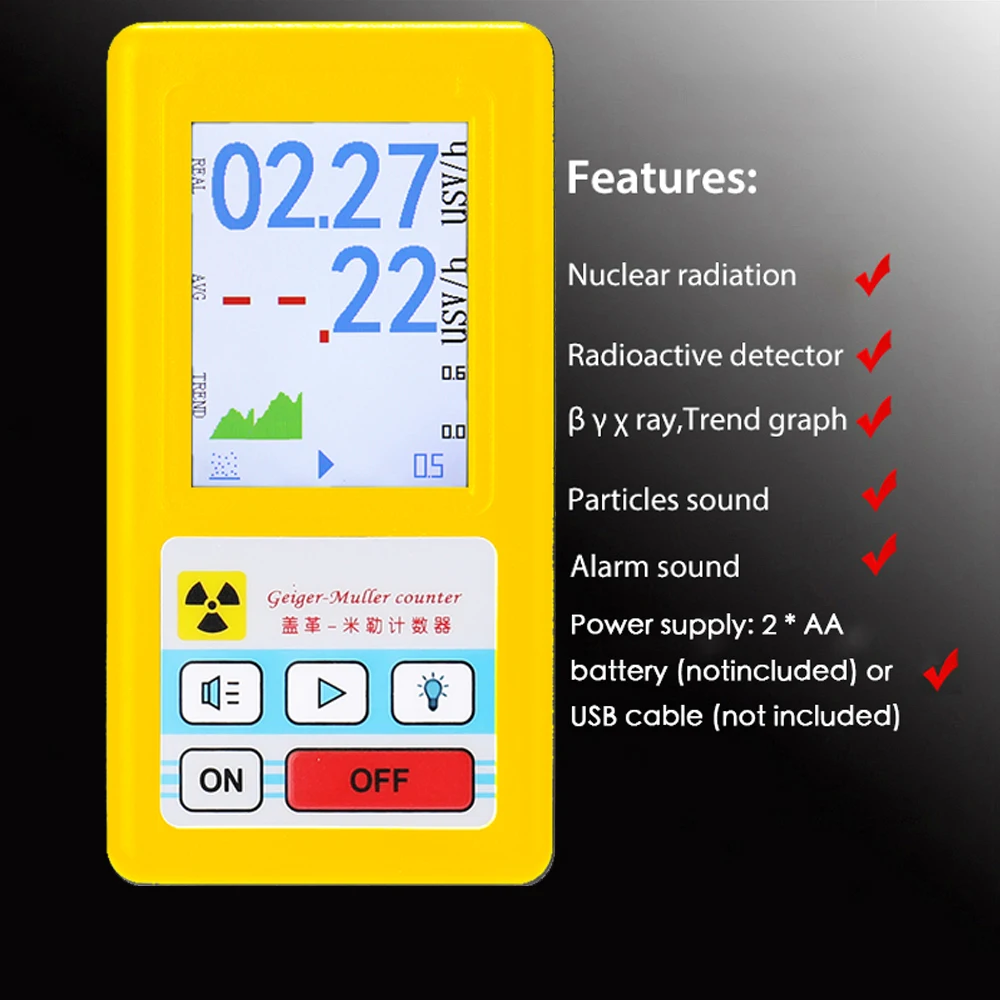 BR-9A/9B/9C BR-6 Radiation Detector Series Professional Electromagnetic Radiation Detector Dosimeter Monitor Tester