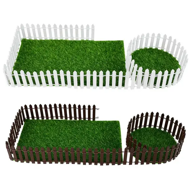 90*5 Cm -Es Mini Fa Kerítés Diy Miniatűr Tündér Kerti Gátbaba Ház Kirakat Kézműves Otthoni Dekorációs Kiegészítők - Image 3