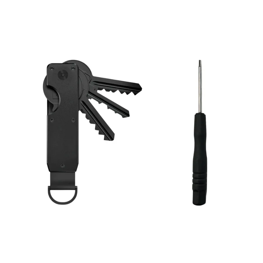 Organizer na klucze Kompaktowy uchwyt Metalowy breloczek Minimalistyczny uchwyt na klucze do breloczka Zapewnia 2-6 kluczy