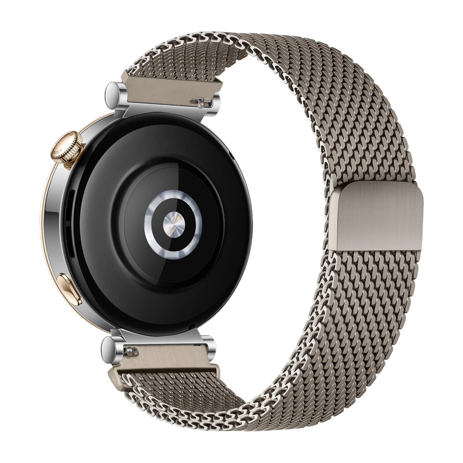 Sleek Milanese Mesh Metal Bracelet Strap, 18mm/22mm,