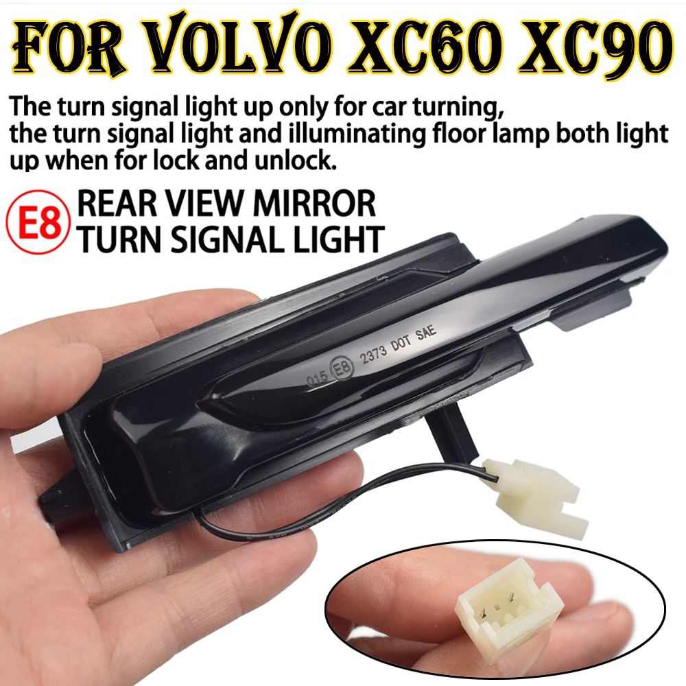 For Volvo XC60 XC90 S90V90 20162021 LED Dynamic Turn Signal Light
