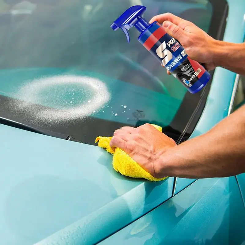 500ml Quick Coating Spray 3 In 1 High Protection Waterless Car Wash Ceramic Spray nano crystal plating agent For Cars Motorcycle spray gun