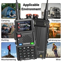 2PCS Baofeng UV-5RH PRO  GPS Multi Band Walkie Talkie Wirless Copy Frequency  NOAA Type-C Long Range UV-5R Two Way Ham Radio 2