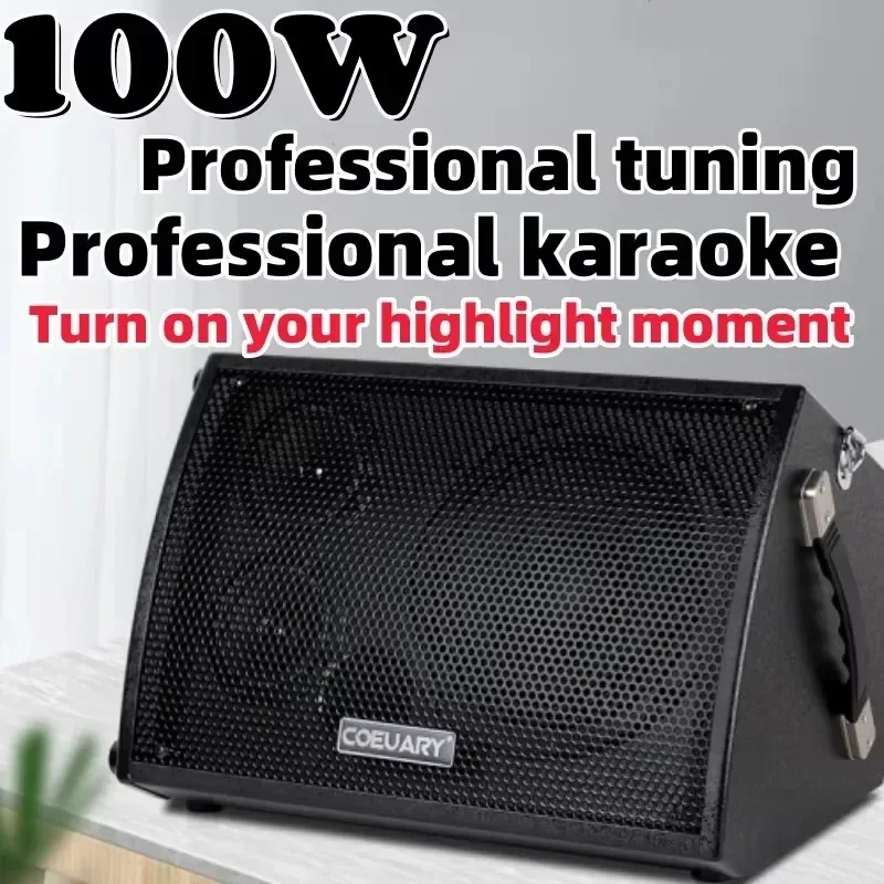 100W High Power Electric Guitar Amplifier Portable Caixa De Som Bluetooth Speaker Outdoor Playing And Singing Super Bass Speaker