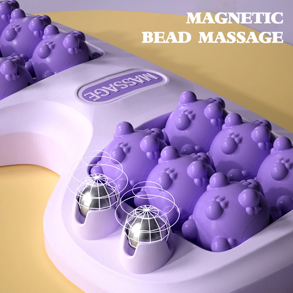 Roller Feet Massager Cat Claw Style Feet Massager Reflexotherapy Foot Massage with Magnetic Balls to Relieve Stress Fatigue