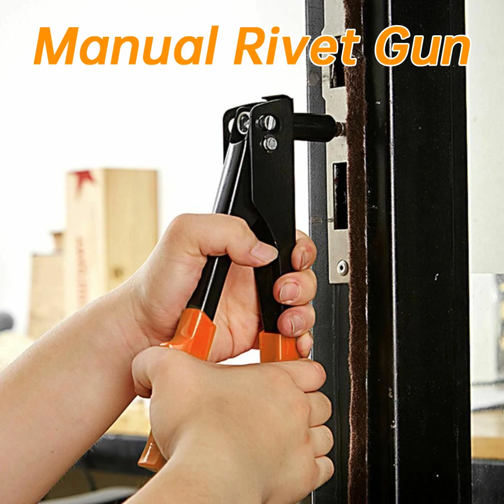 Riveter Gun Set Hand Rivet Pliers Gun DIY Rivets Nut Automotive Tools
