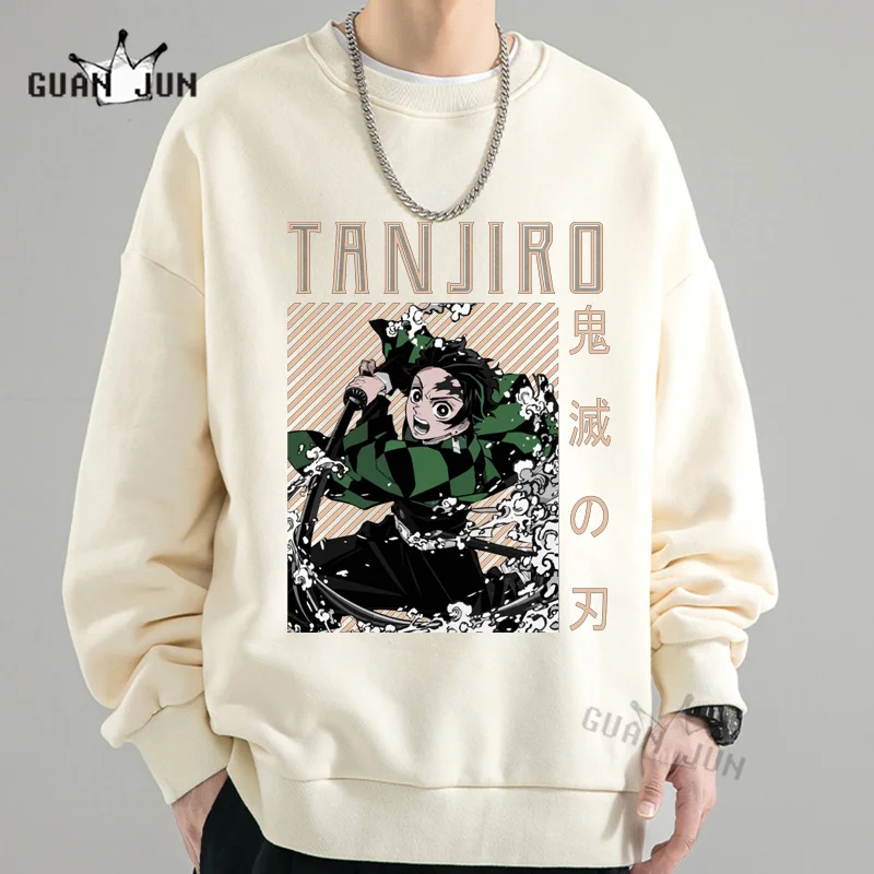 

Anime Hoodie Demon Slayer Hoodies Tanjiro Demon Slayer Kimetsu No Yaiba Fashion Cosplay Unisex Harajuku Sweatshirt Outerwear