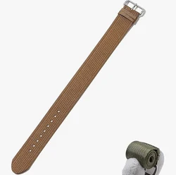 Breathable Outdoor Smartwatch Strap - Versatile & Adjustable Quick Release Band (Brown)