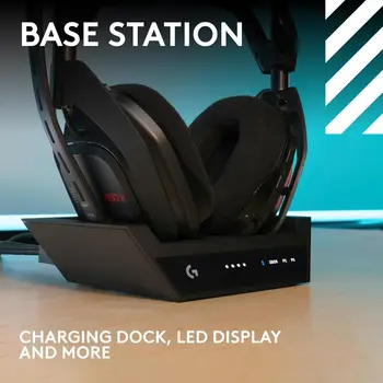 Astro A50 X Omni-Platform Wireless Gaming Headset + Base Station for PS5, Xbox, PC: PLAYSYNC Video & Audio Switcher, HDMI 2.1 4K 6